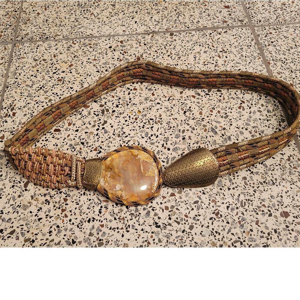 Vintage ALEX & LEE art Corded rope 33" Belt